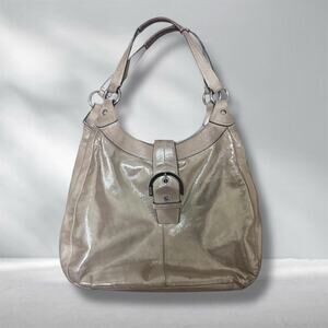 Y2k coach hamptons metallic gold